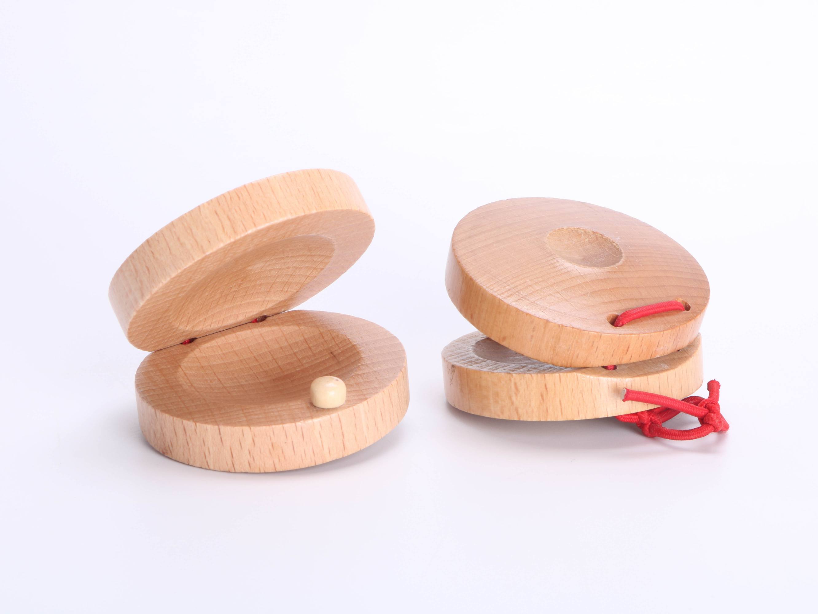 High-quality wooden castanets