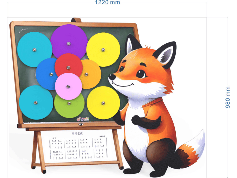 Outdoor Fox Plate Percussion Instrument