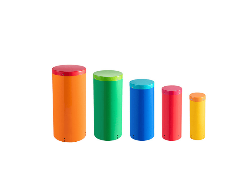 متعة ملونة من الفولاذ المقاوم للصدأ ملعب النخبة طبل اليد