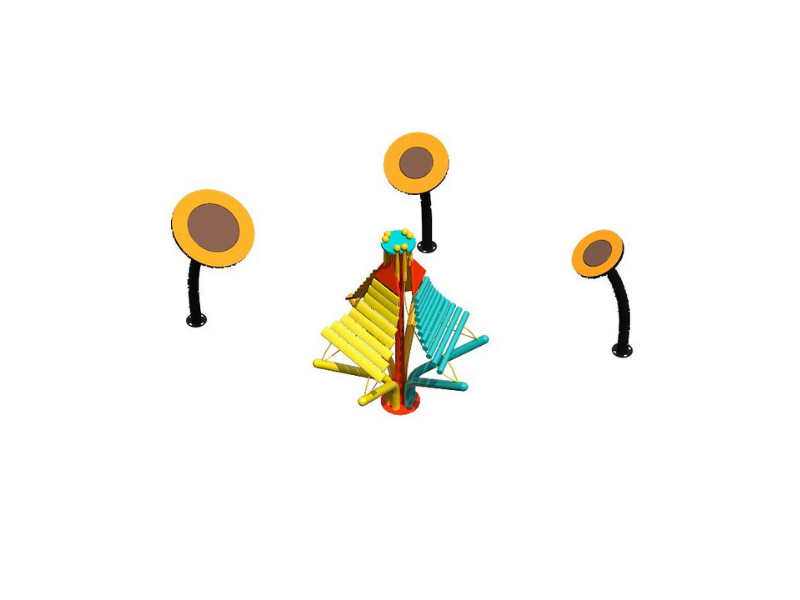 مجموعة معدات ألعاب البيانو الموسيقية الملونة للياقة البدنية للأطفال